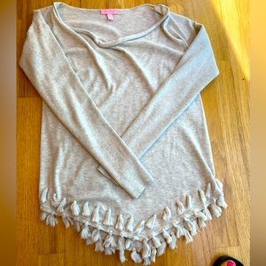 Lilly Pulitzer tassel pompom sweater